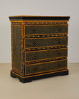 French Folk Hand Painted Chest of Drawers