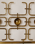 Italian Queen Size Bed in Brass