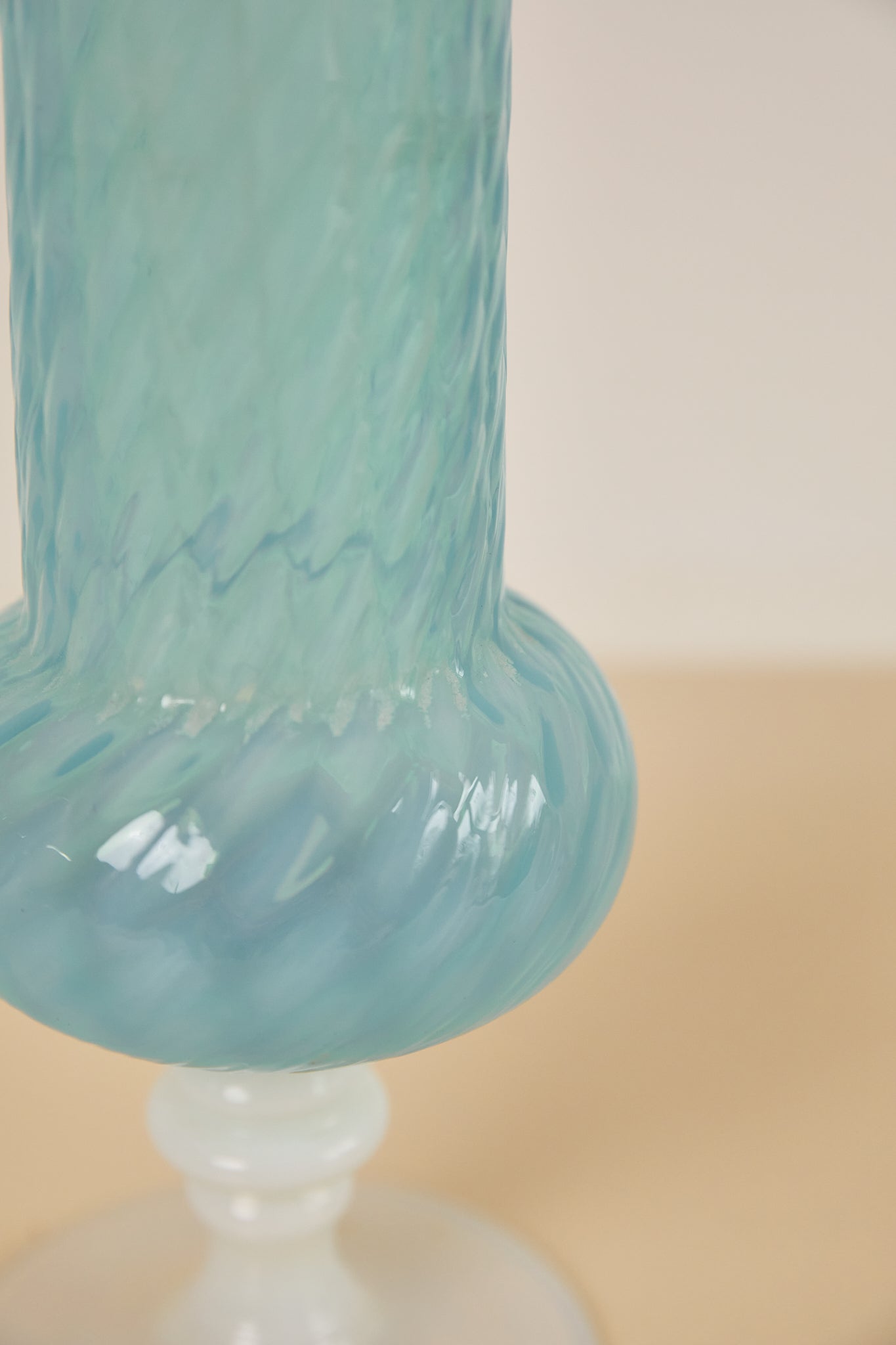 Blue Opaline Vase