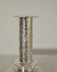 Antique Hukin & Heath Silver Plated Candlesticks – Victorian Repoussé Rococo Pair