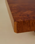 Burl Wood Coffee Table