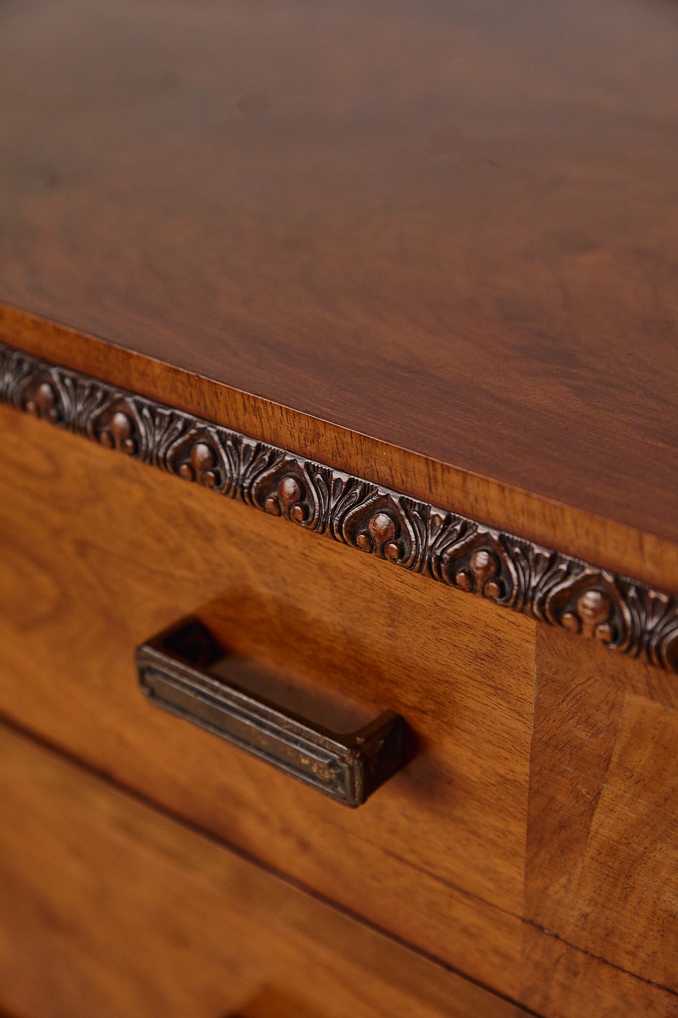 Art Deco Burr Walnut Chest of Drawers