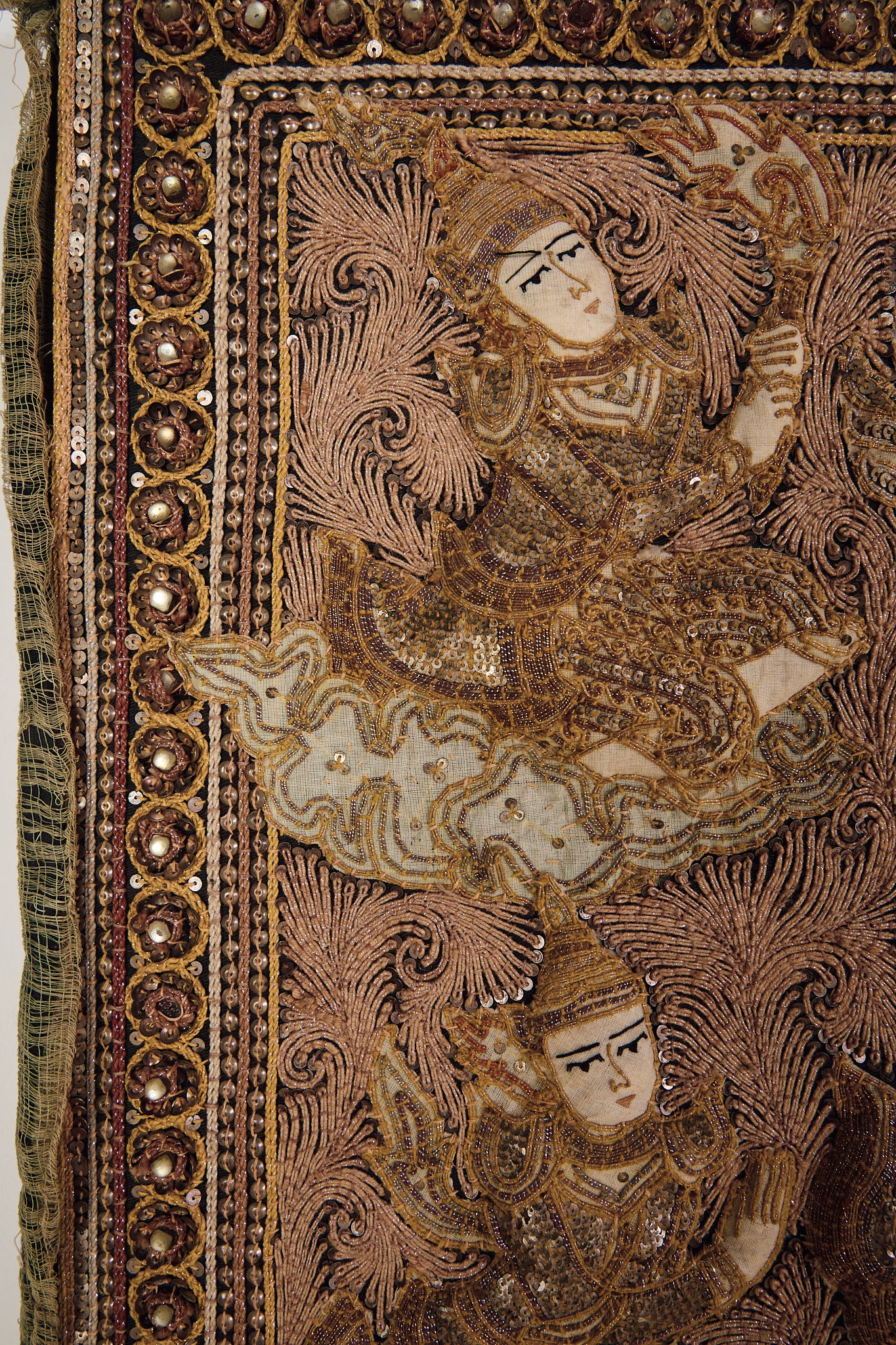 Vintage Burmese Kalagala Tapestry