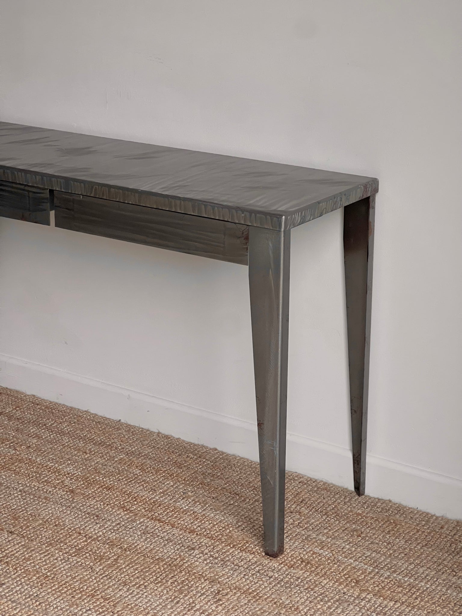 Metal Console Table With Drawers