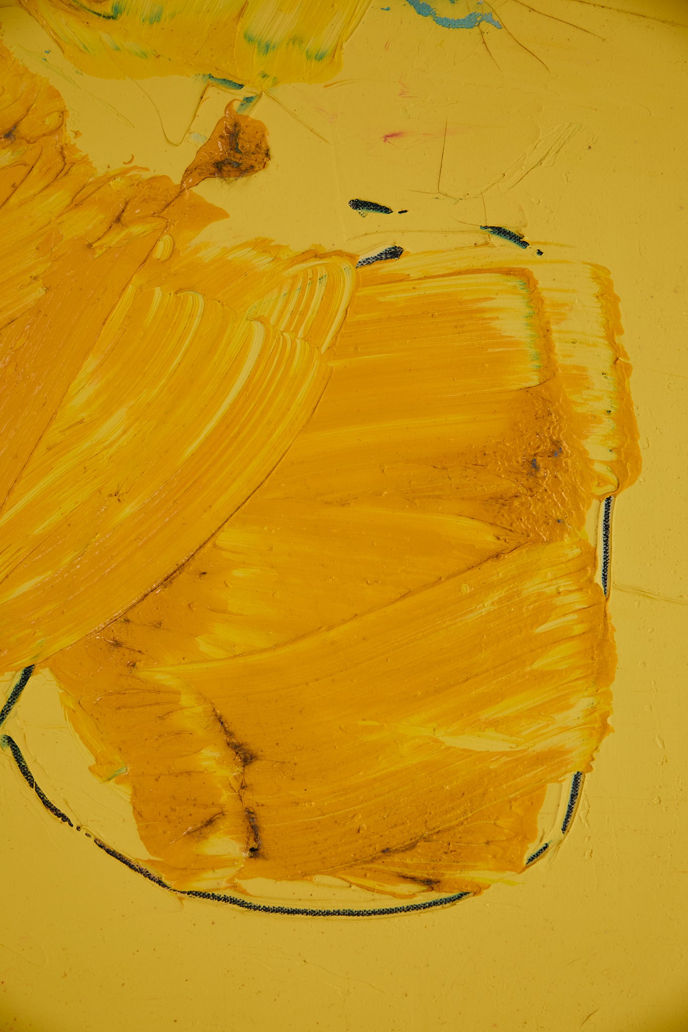 Yellow Abstract by Georges Ferrato