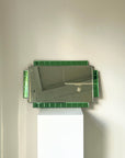 Mint Green Art Deco Mirror