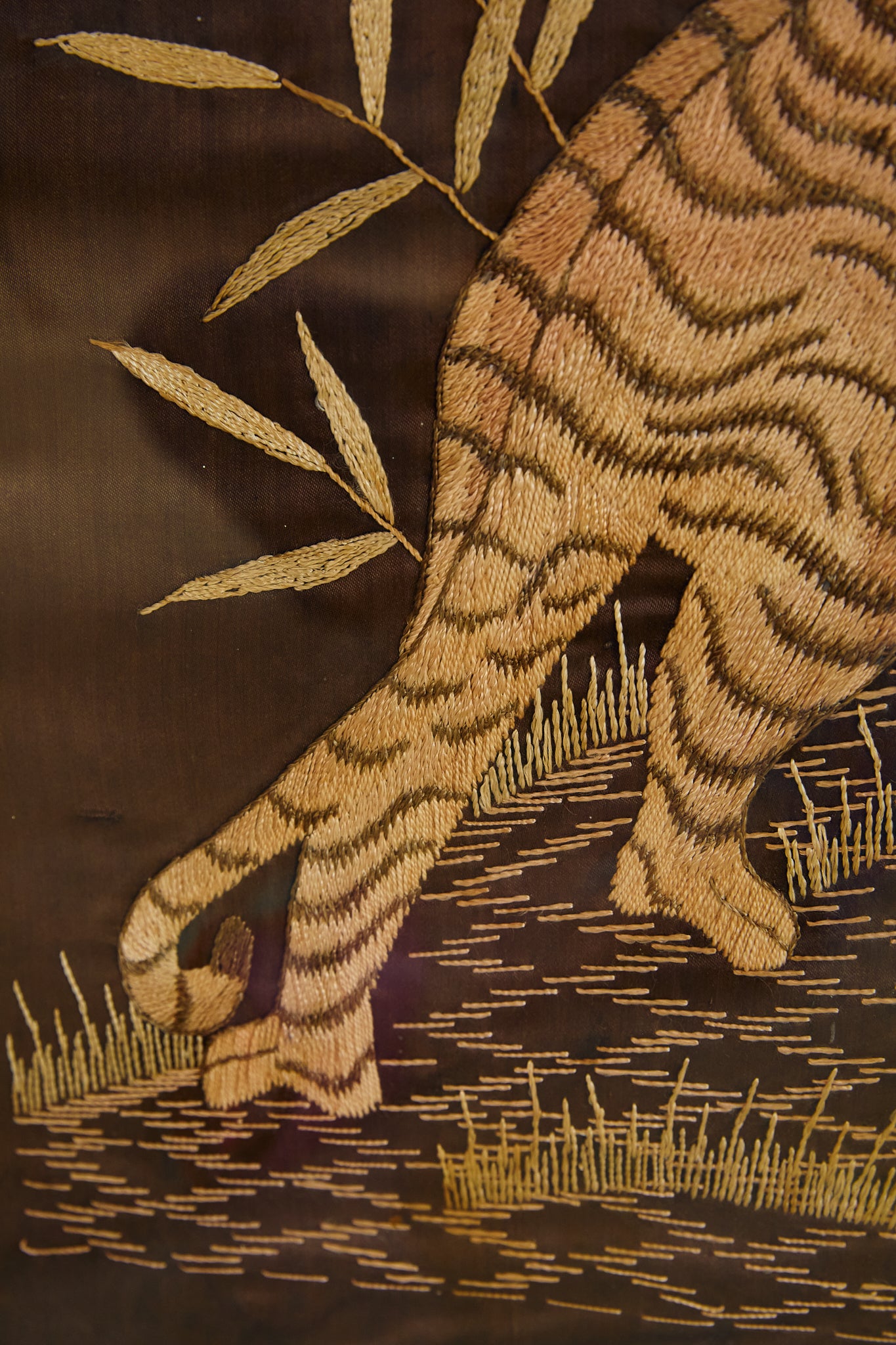Tigers And Bamboo Tapestry