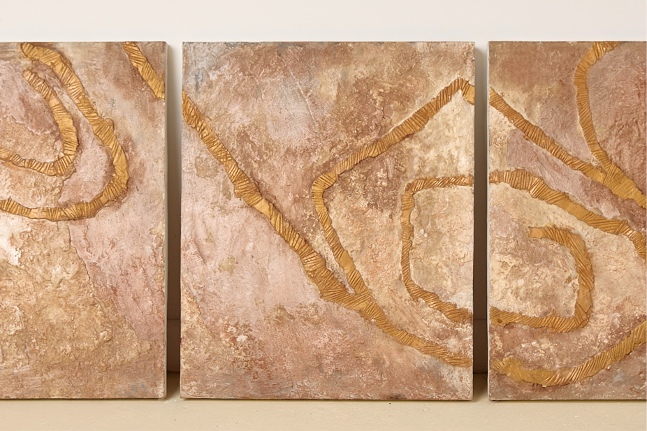 Stucco Tryptic by C. Foulche