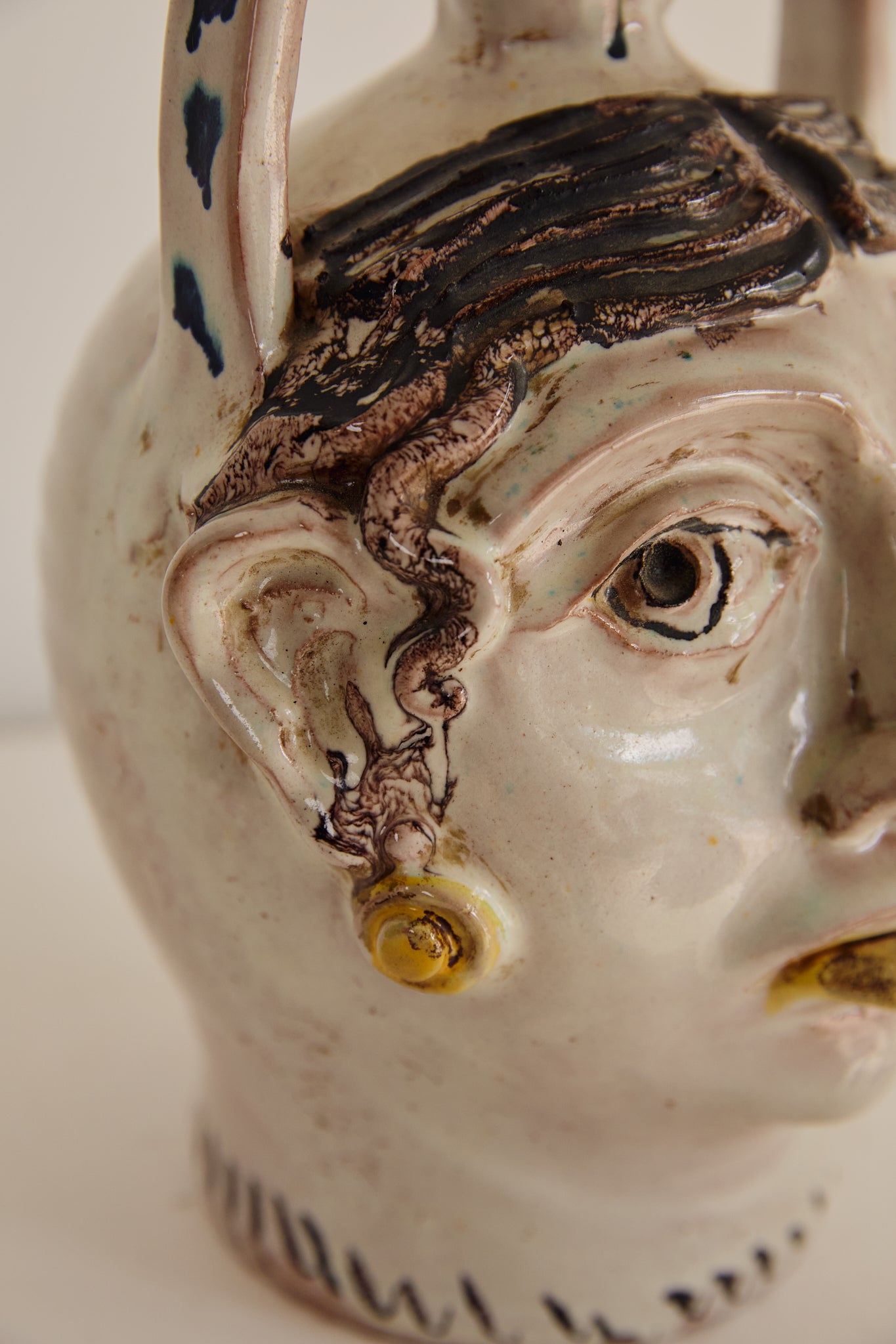 Sicilian Woman Head Jug