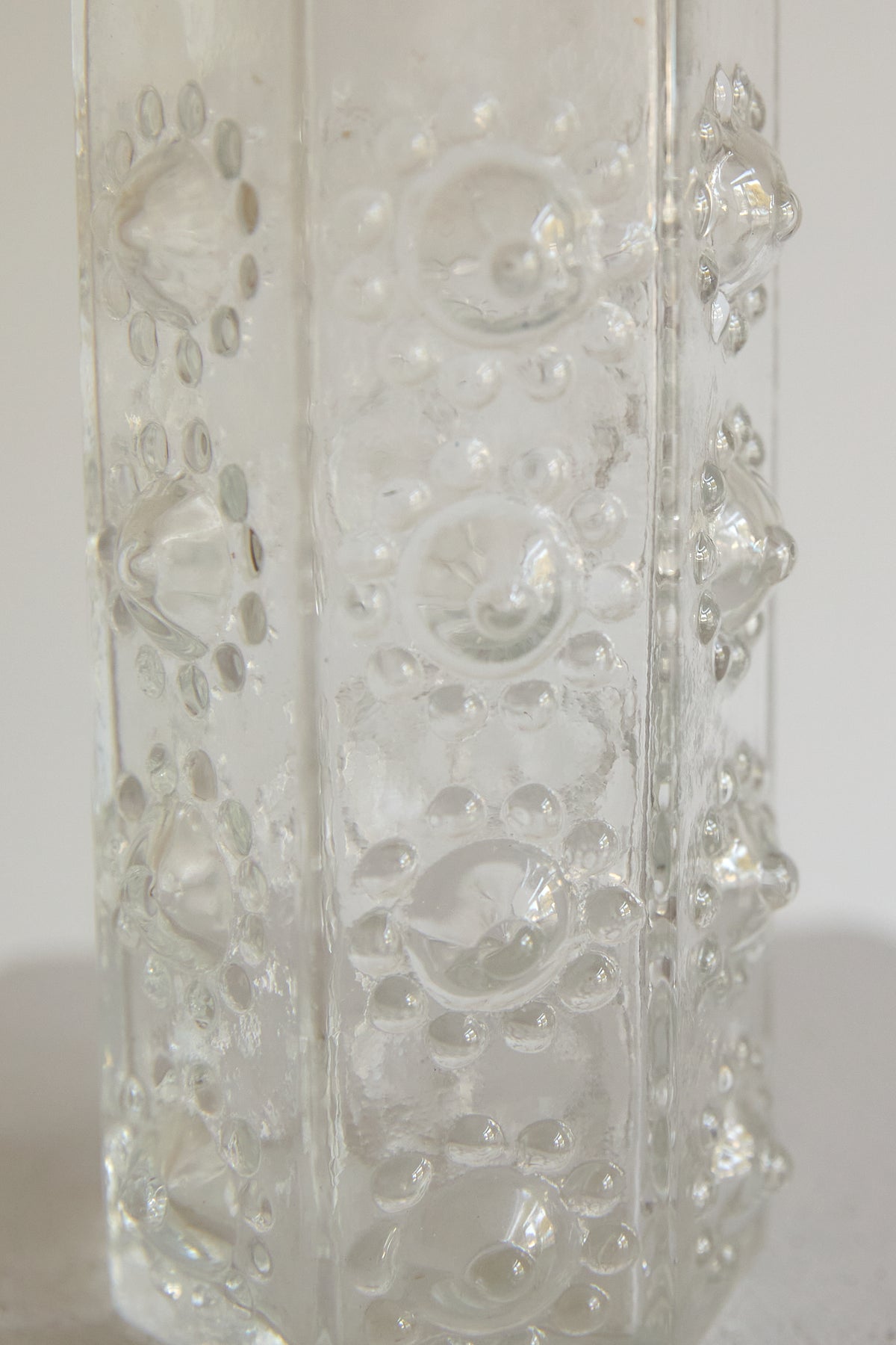 Vintage Dartington Glass "Nipple" Vase by Frank Thrower (FT95)