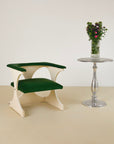 Green Velvet Space Age Armchair