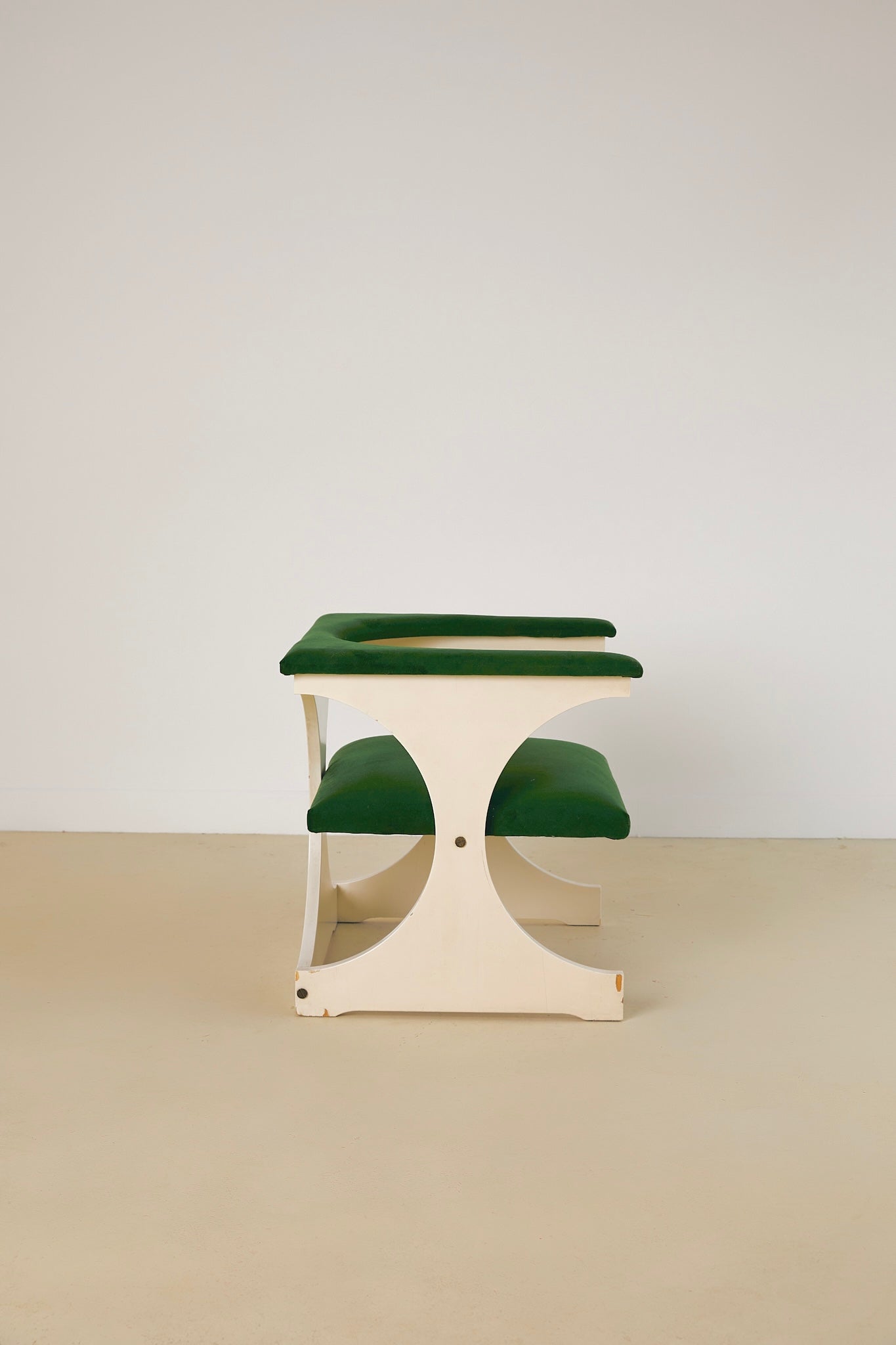 Green Velvet Space Age Armchair