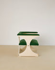 Green Velvet Space Age Armchair