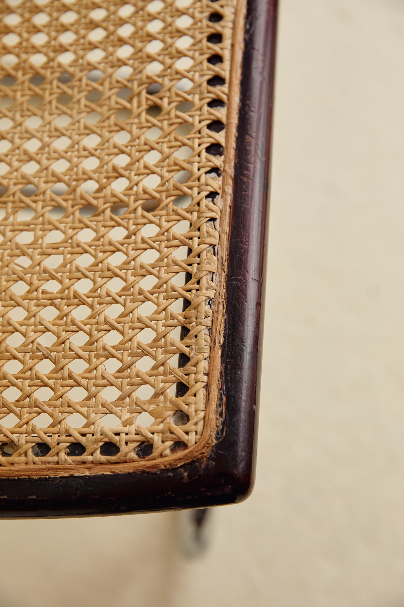 Chrome and Rattan Dining Chairs
