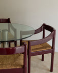 Carimate Carver Chair Burgundy