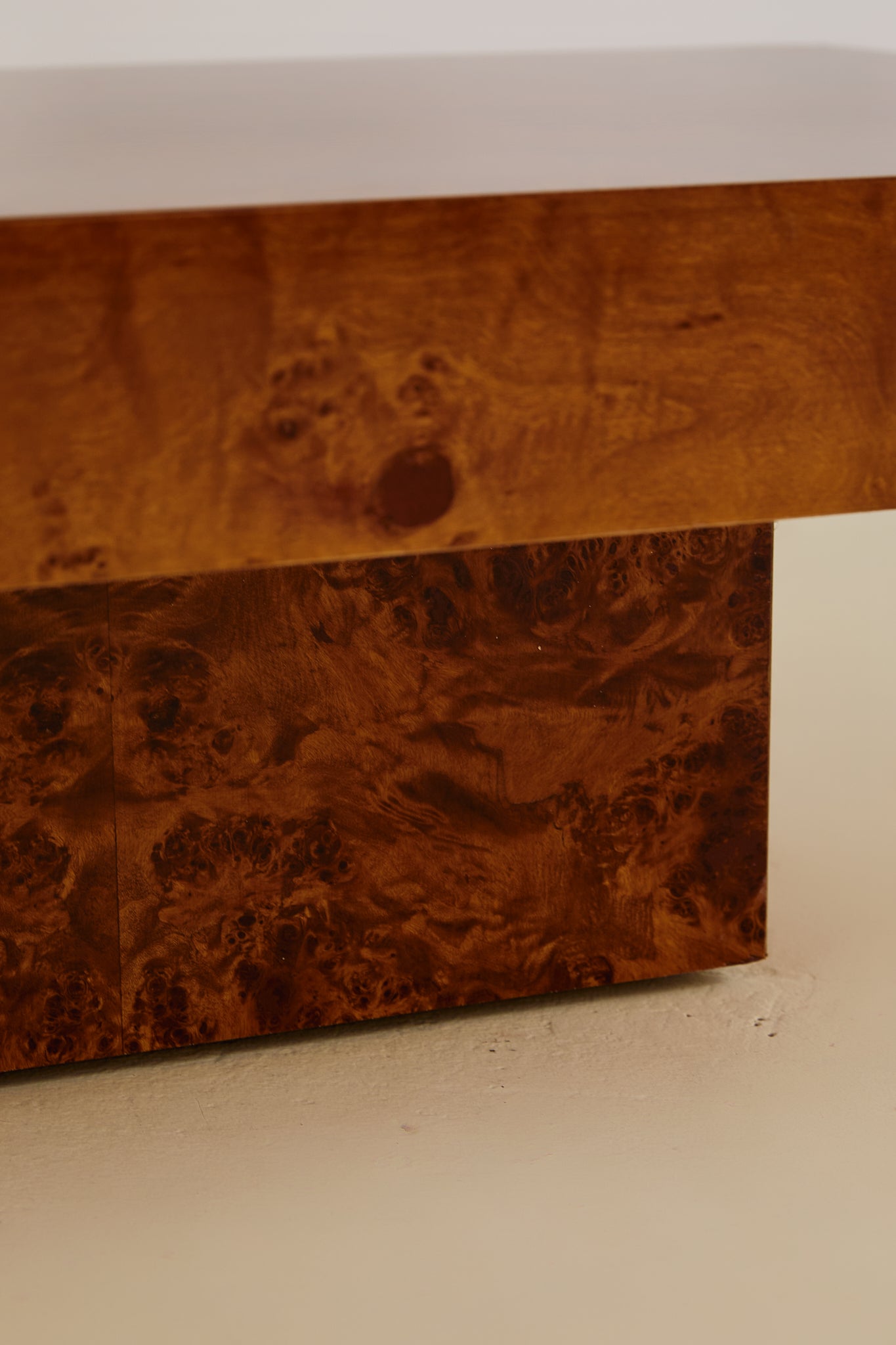 Burl Wood Coffee Table