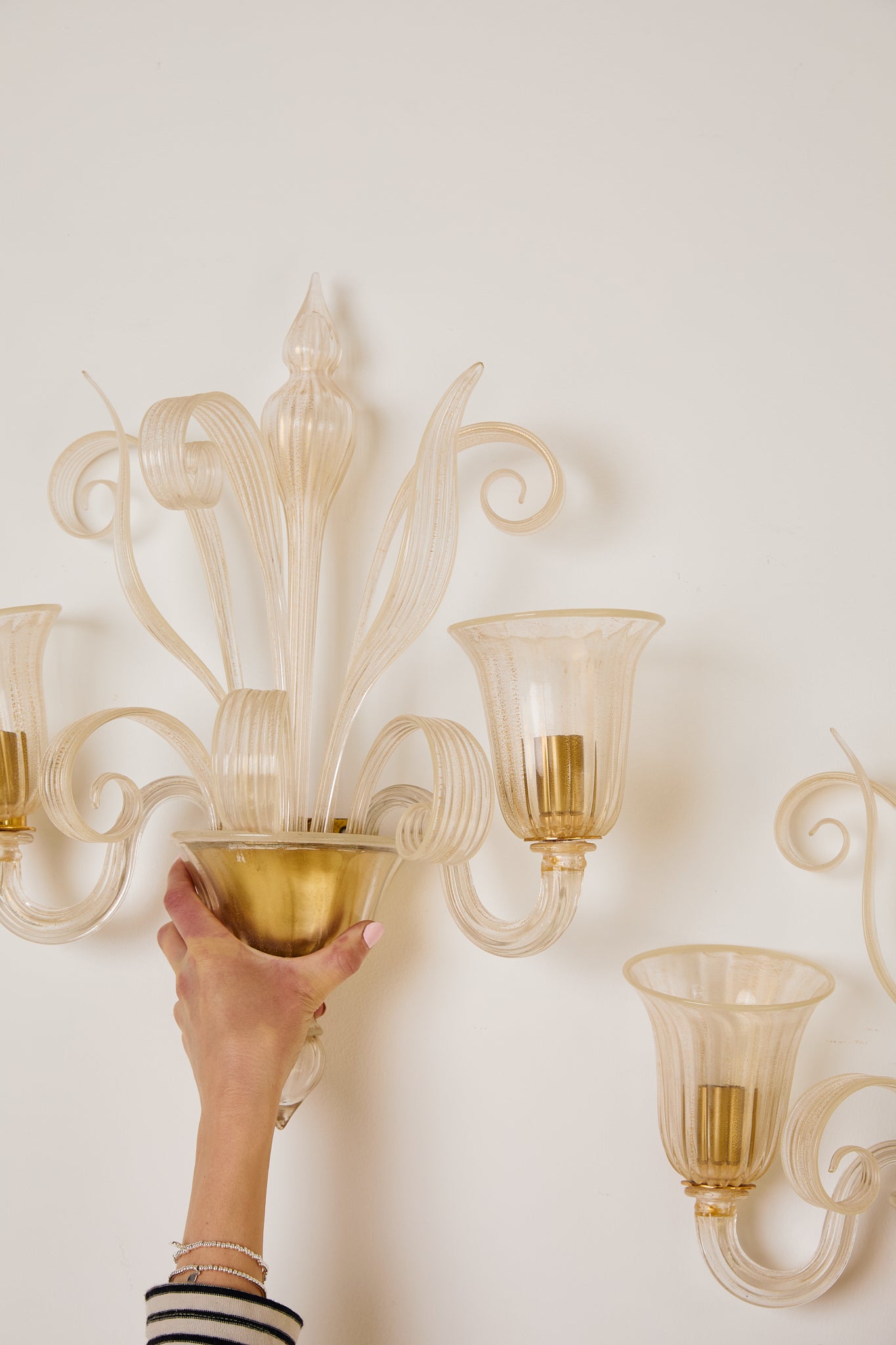 Pair of Venetian Wall Lights