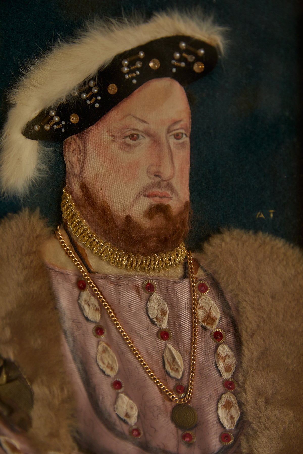 King Henry VIII and His Six Wives Needlepoint by Anne Thomas
