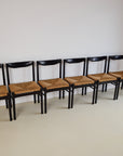 Italian Rush Seat Dining Chairs