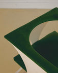 Green Velvet Space Age Armchair