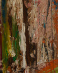 Flamingo Expressionist Oil on Board