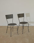 Vintage Metal Bistro Dining Set (Table & 2 Chairs)