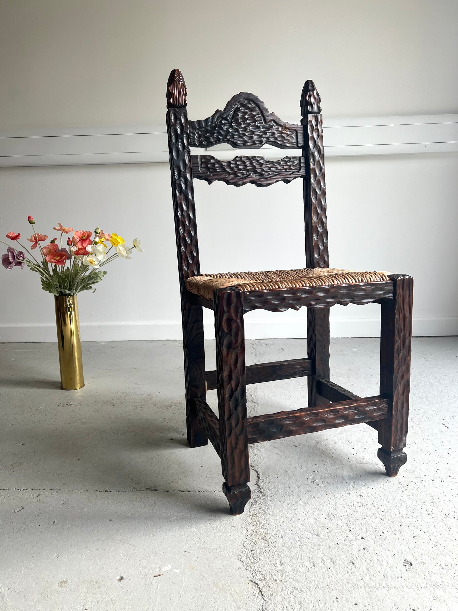 Spanish Hand Carved Chair