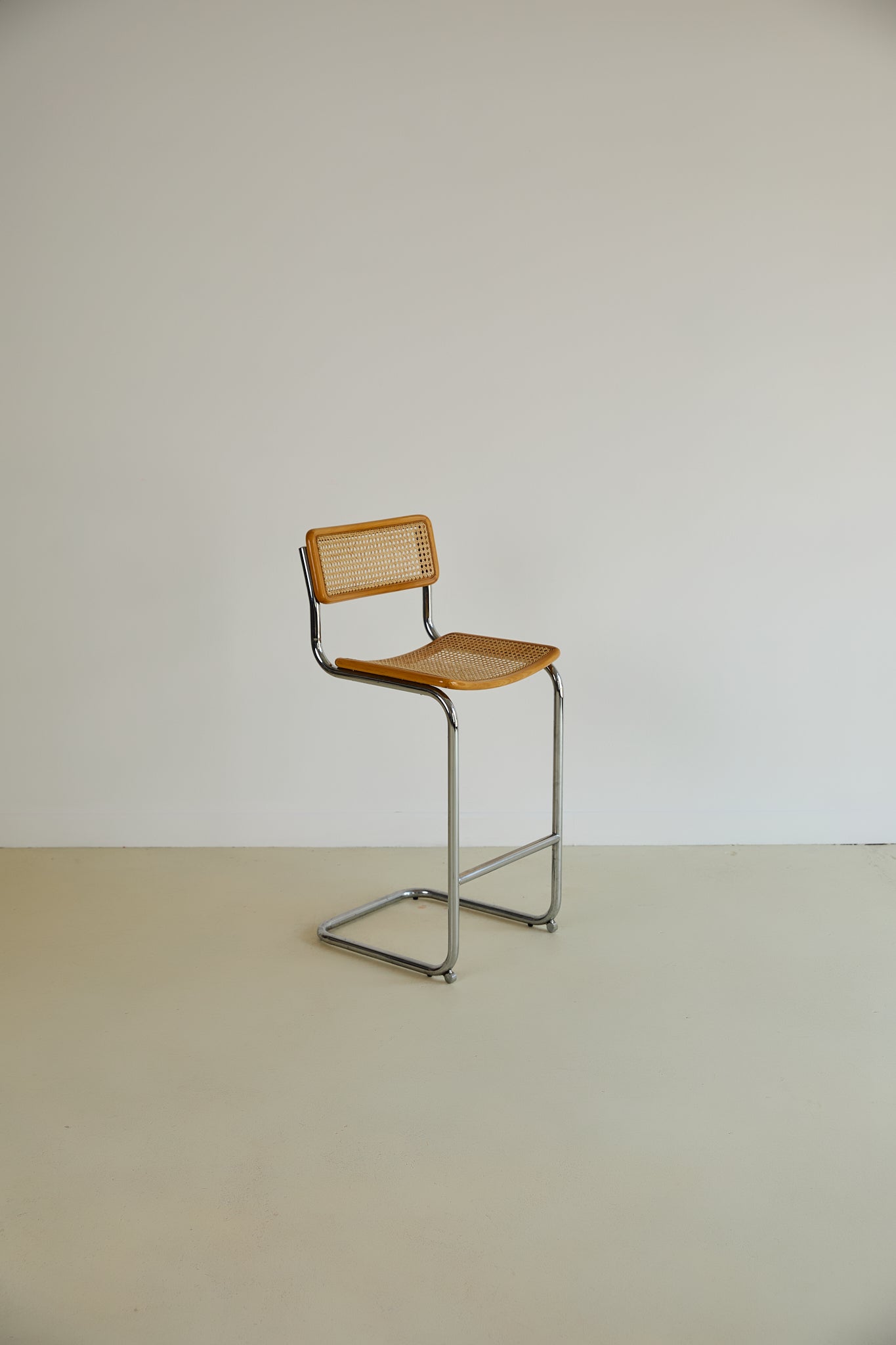 Set of x4 Marcel Bruer “Cesca” Style Bar Stools