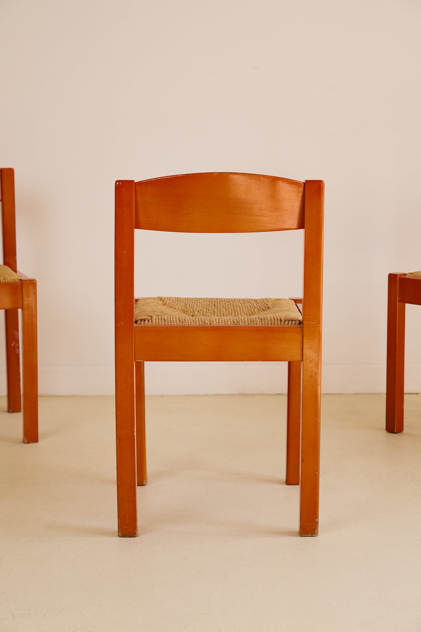 Orange Carimate Style Chairs