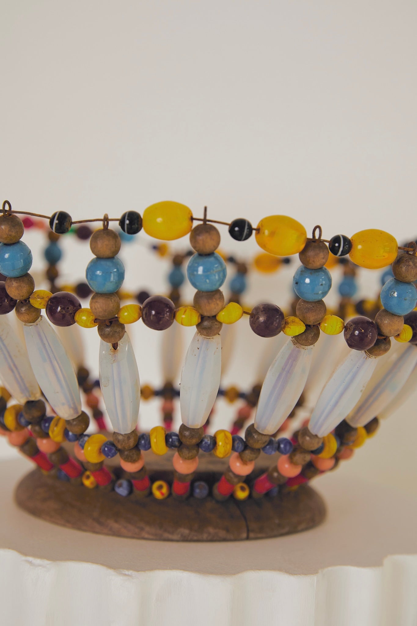 Handmade Beaded Fruit Bowl