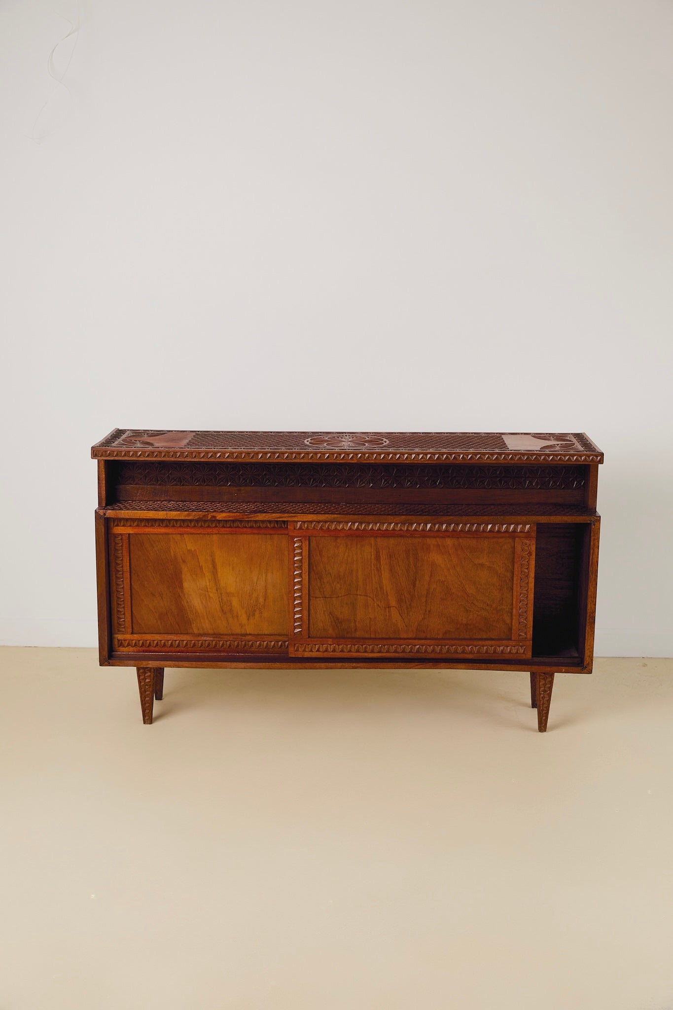 Hand Carved Sideboard From Lamu Island Kenya