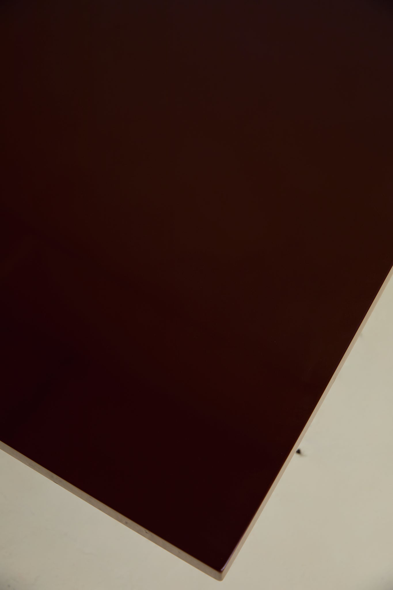 Deep Burgandy Lacquered Coffee Table