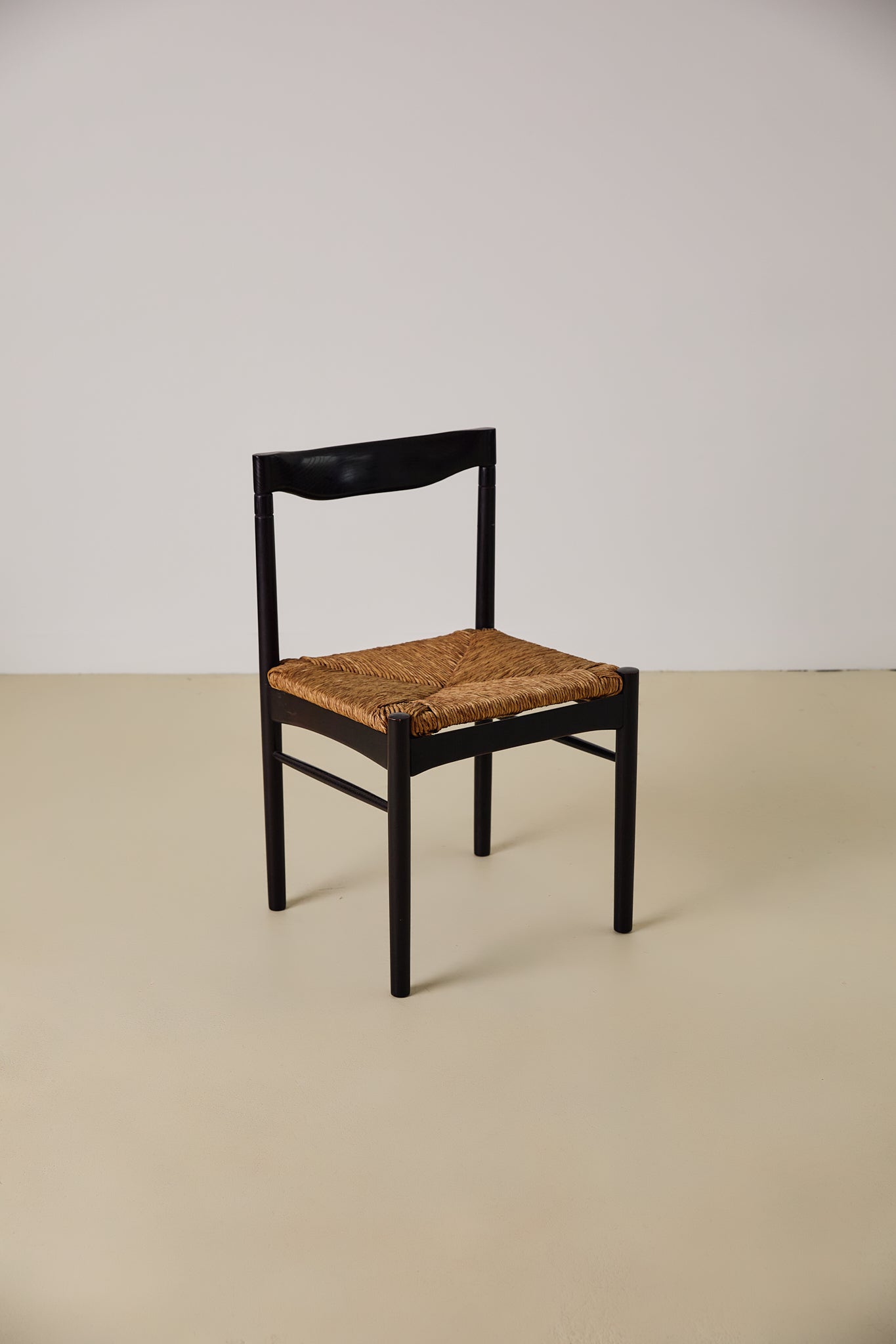 Italian Rush Seat Dining Chairs