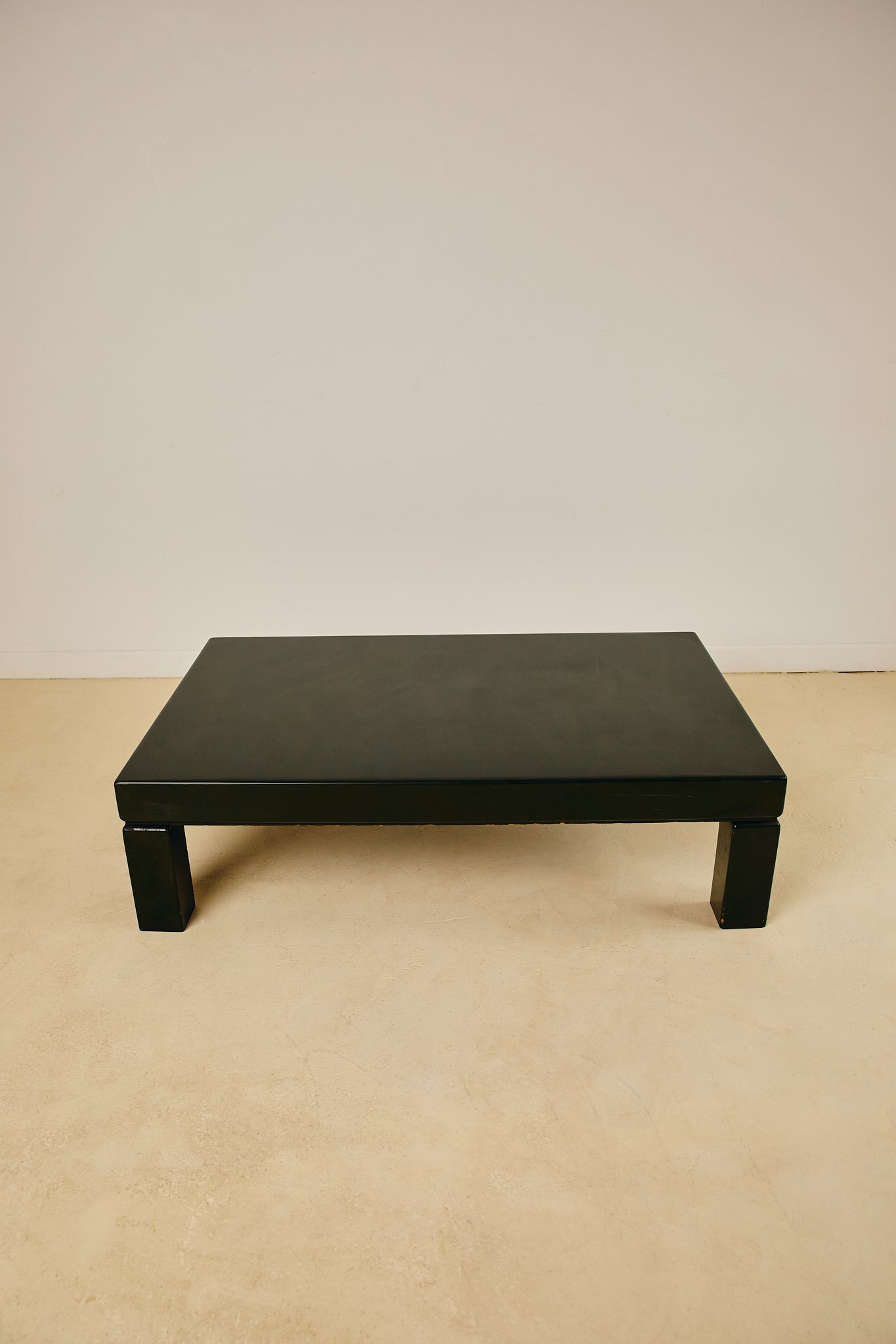 Green Lacquered Coffee Table