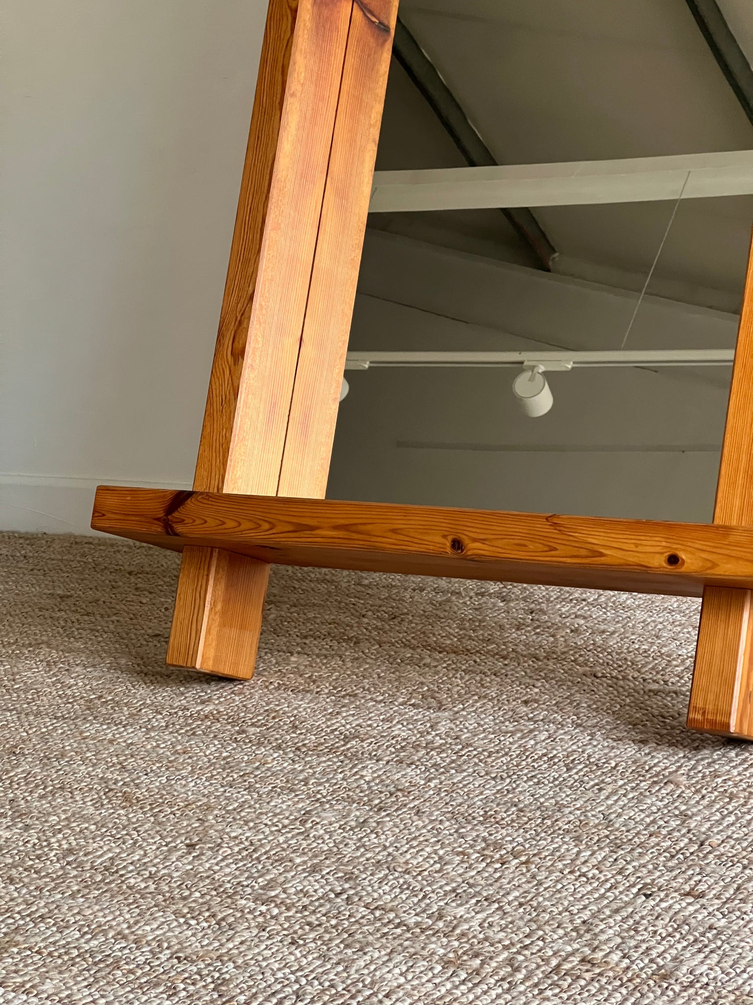 Chunky Swedish Pine Full Length Mirror