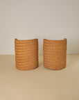 Raffia Woven Tub Chairs