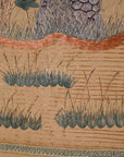 Vintage Chinese Silk Peacock Tapestry