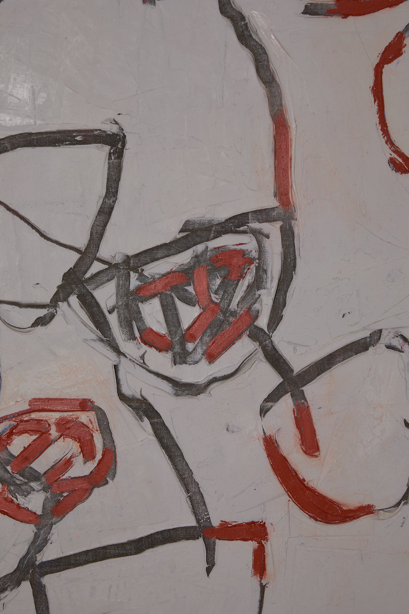 Large George’s Ferrato Grey, Crimson and Black