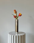 Eye Shaped Chrome Vase