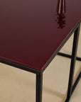 Vintage Conran Shop Red Glass Desk