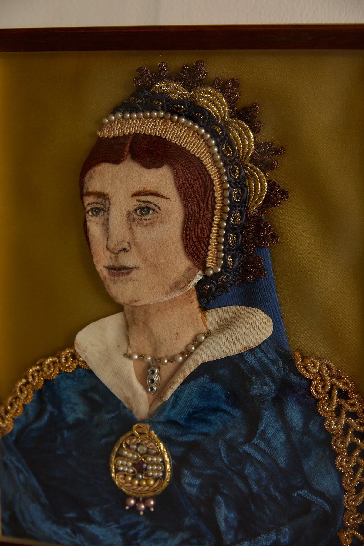 King Henry VIII and His Six Wives Needlepoint by Anne Thomas