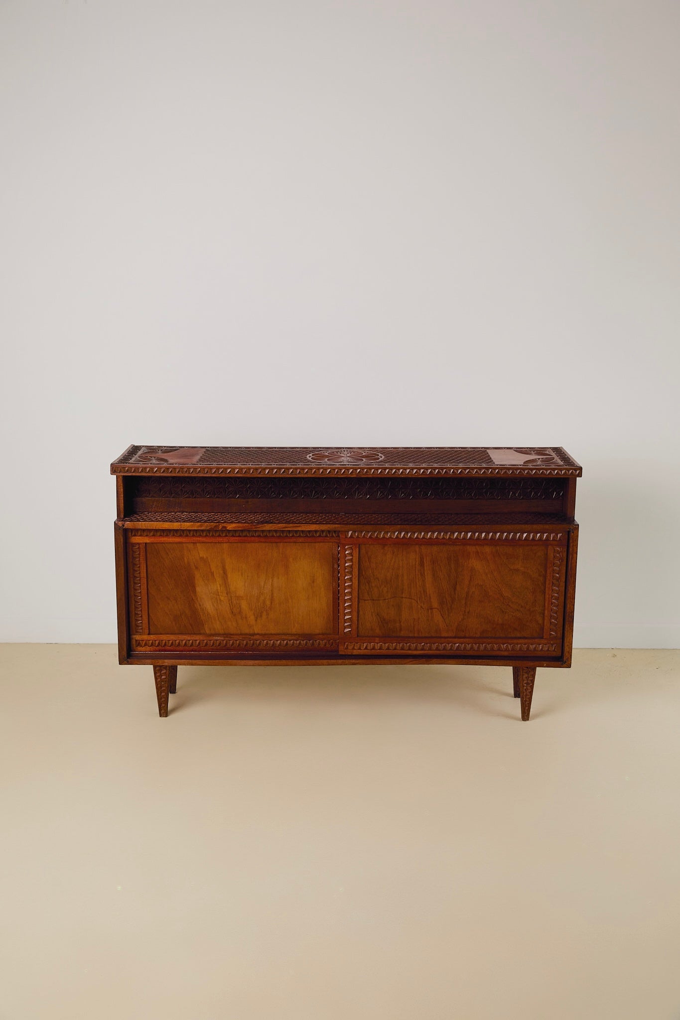 Hand Carved Sideboard From Lamu Island Kenya