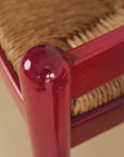 Cassina Carimate Armchair Pair Stained Red