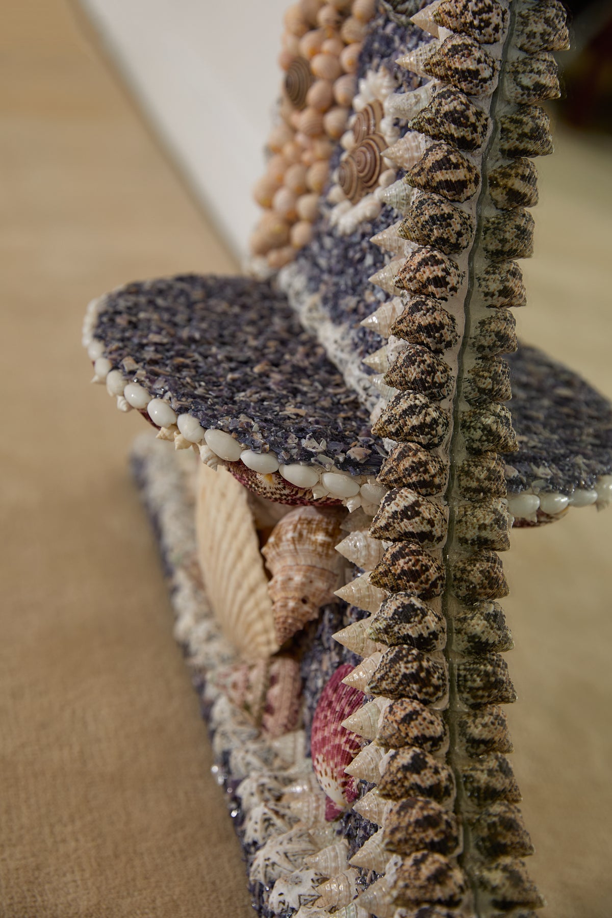 Grand Georgian Shellwork Mirror