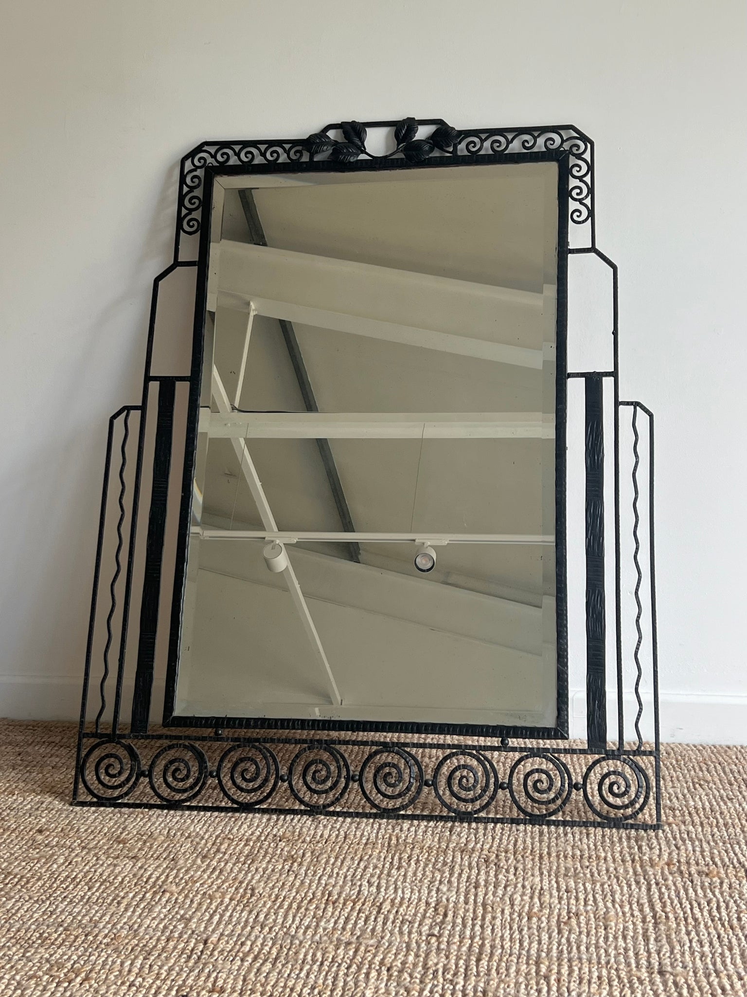 French Art Deco Mantle Mirror