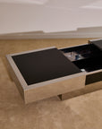 Vintage Willy Rizzo for Cidue Dry Bar Coffee Table | Italian, 1970s