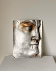 Paper Mache Metallic Face Wall Hanging