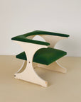 Green Velvet Space Age Armchair