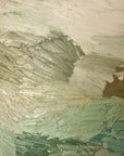 Thick Icy Toned Abstract Oil on Canvas