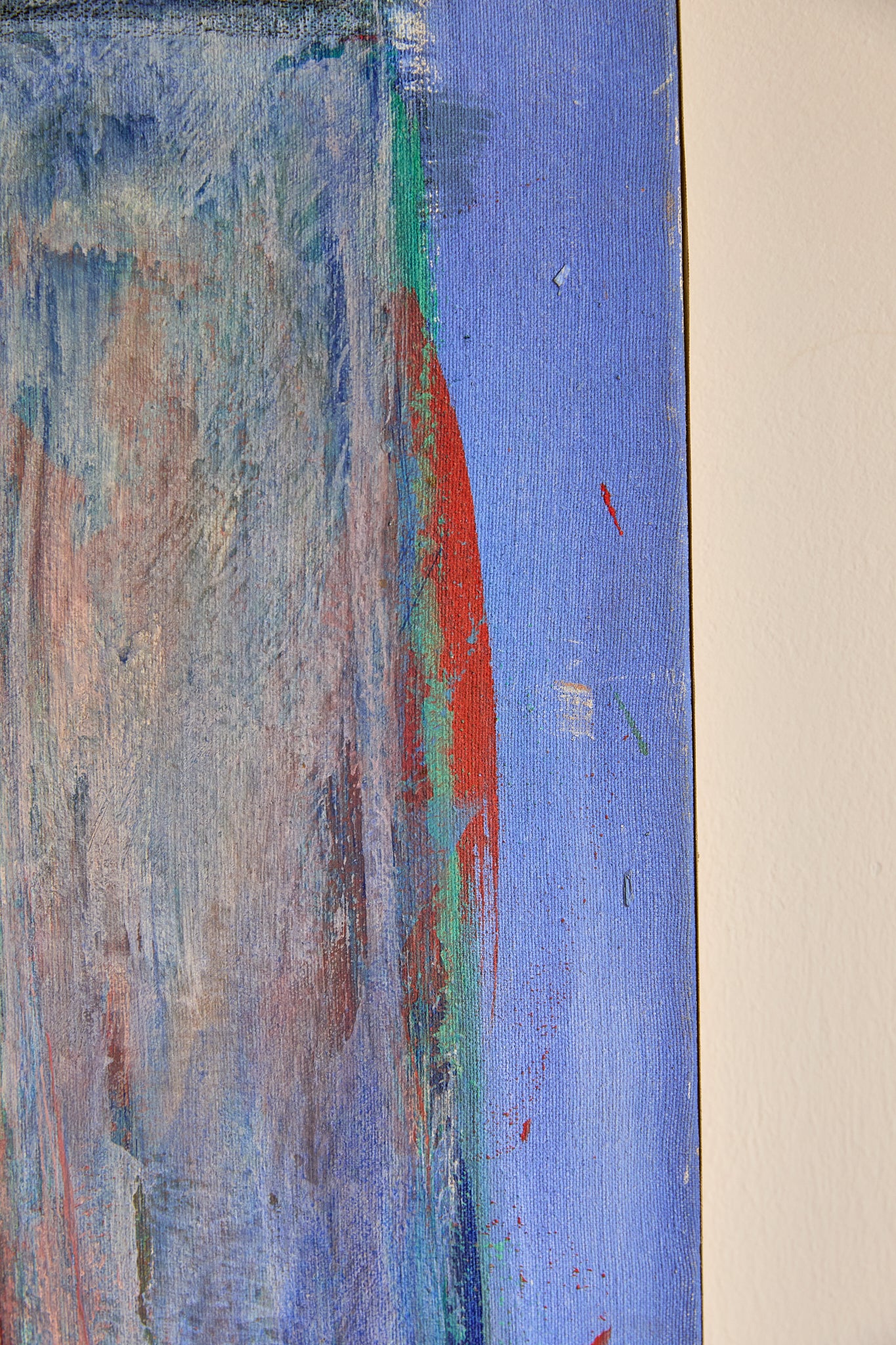 Large 1989 French Postmodern Neo-Symbolist Painting – Vestales dans les Jardins by B. Blanc-Fontonille